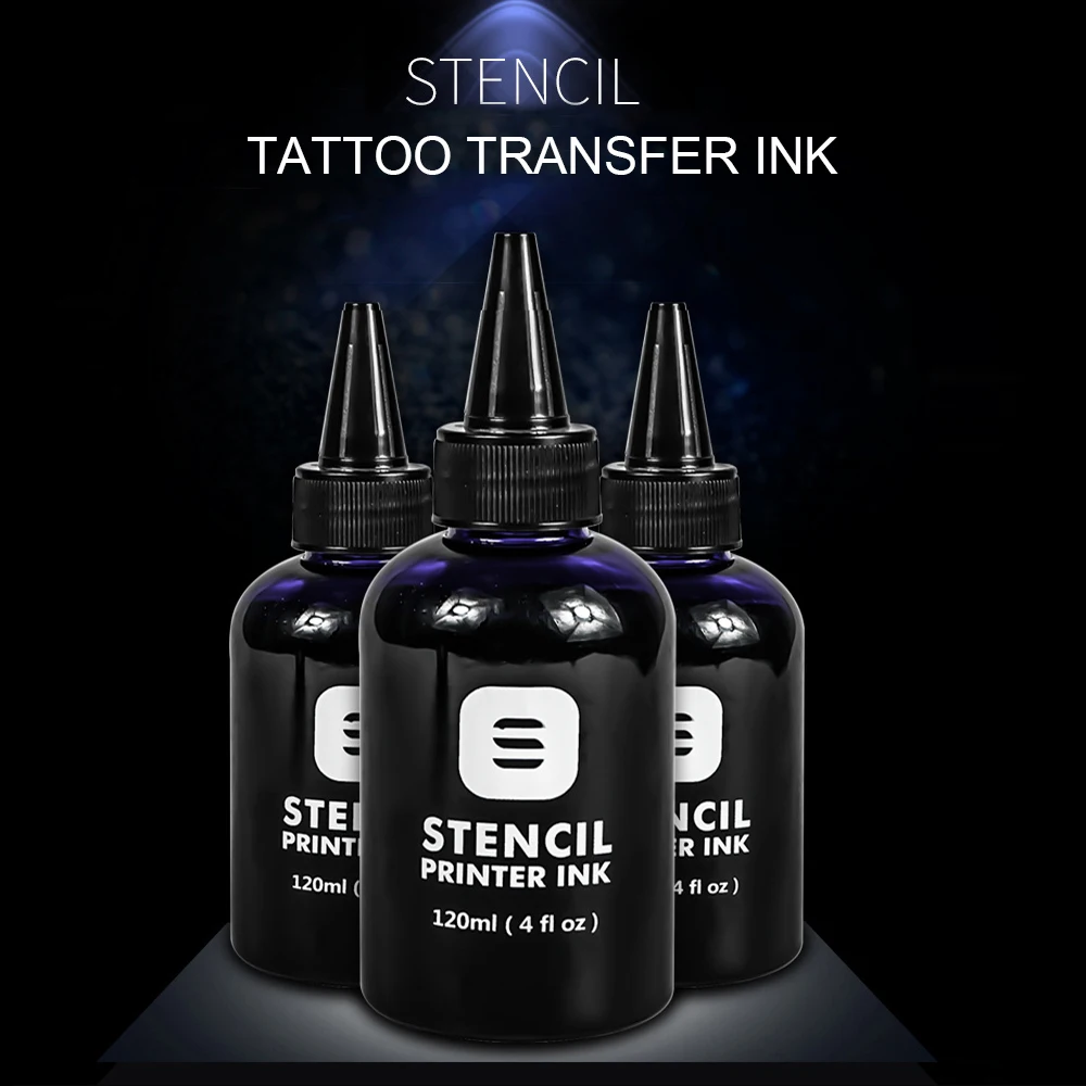 2 Stuks 120Ml Tattoo Stencil Printer Inkt 4Oz Overdracht Calqueerpapier A4 Inkjet Transfer Machines Toegewijde Inkt Tattoo Accessoires