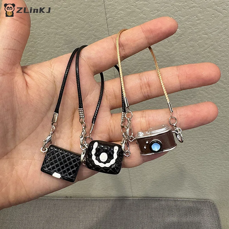 ▶1Pcs Doll Mini Bag Dress Up Plush Toy For 15/17cm Doll Accessories Dollhouse Hanging Neck Accessories Schoolbag Pendant