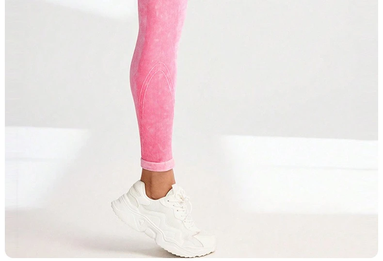 Nylon Schleifen Yoga Leggings Frauen Nahtlose Enge Hosen Hohe Elastische Sexy Hüfte Heben Leggings Workout Laufen Gym Hosen – Detail 19