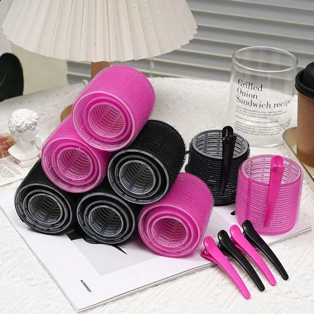 

50Pcs 4 Sizes Rollers Self-Grip Hair Rollers Set Heatless DIY Curly Hair Roller Hair Partition Clip Reusable