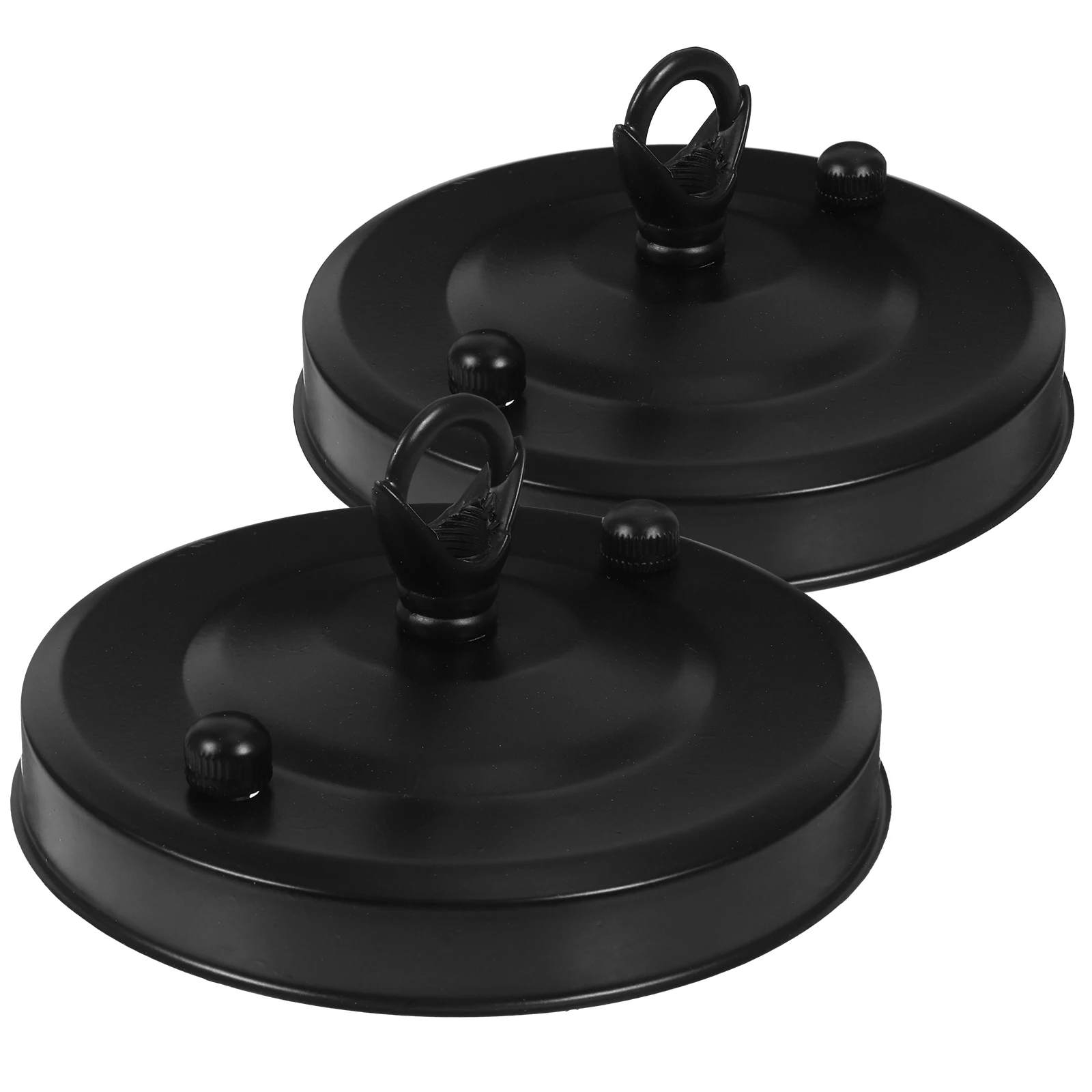 2 قطعة السقف لأضواء قلادة الثريا تصاعد لوحة الإضاءة غطاء ألواح المظلة اكسسوارات غطاء المصباح المعدني #3