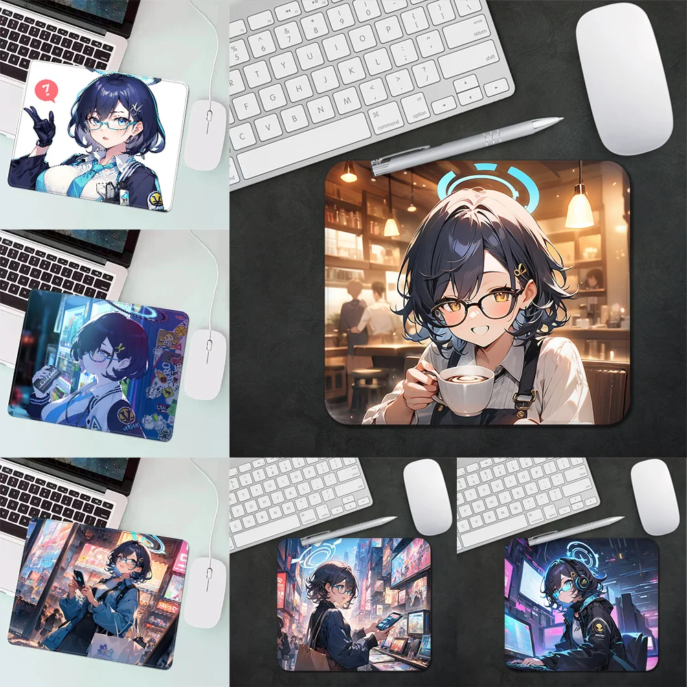 Kagami Chihiro Blue Archive Gaming Mouse Pad XS Small Mousepad For PC Gamer Desktop Decoration Office Mouse Mat Deskmat Rug