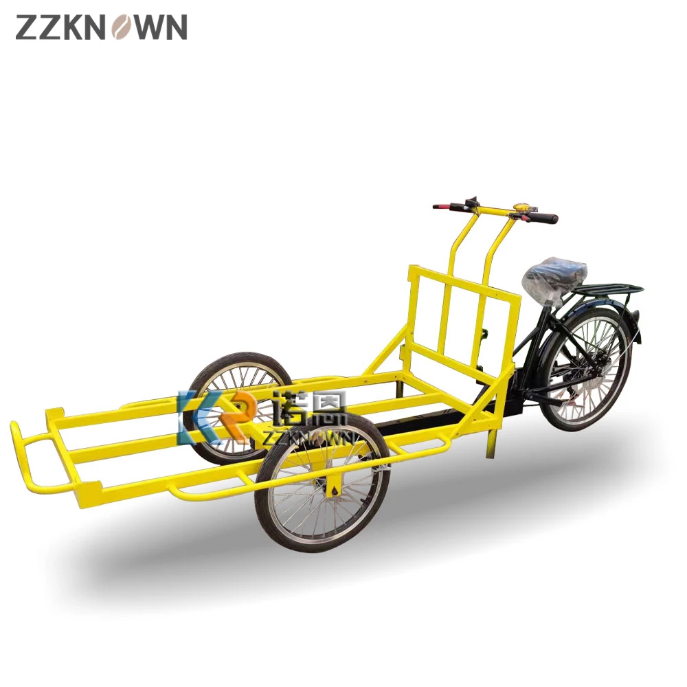 KN-T01C Pedal and Electric Coffee Bike Cargo Tricycle Bike Frame on Popular Sale.