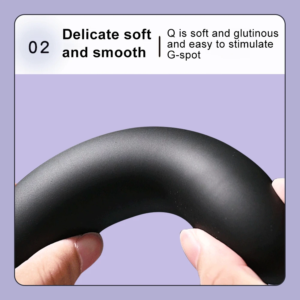 Flexible Liquid Silicone Dildo For Begginner Anal plug Prosate Massager G Spot Personal Massage Tool Suction Cup Female Sex Toy - Image 3