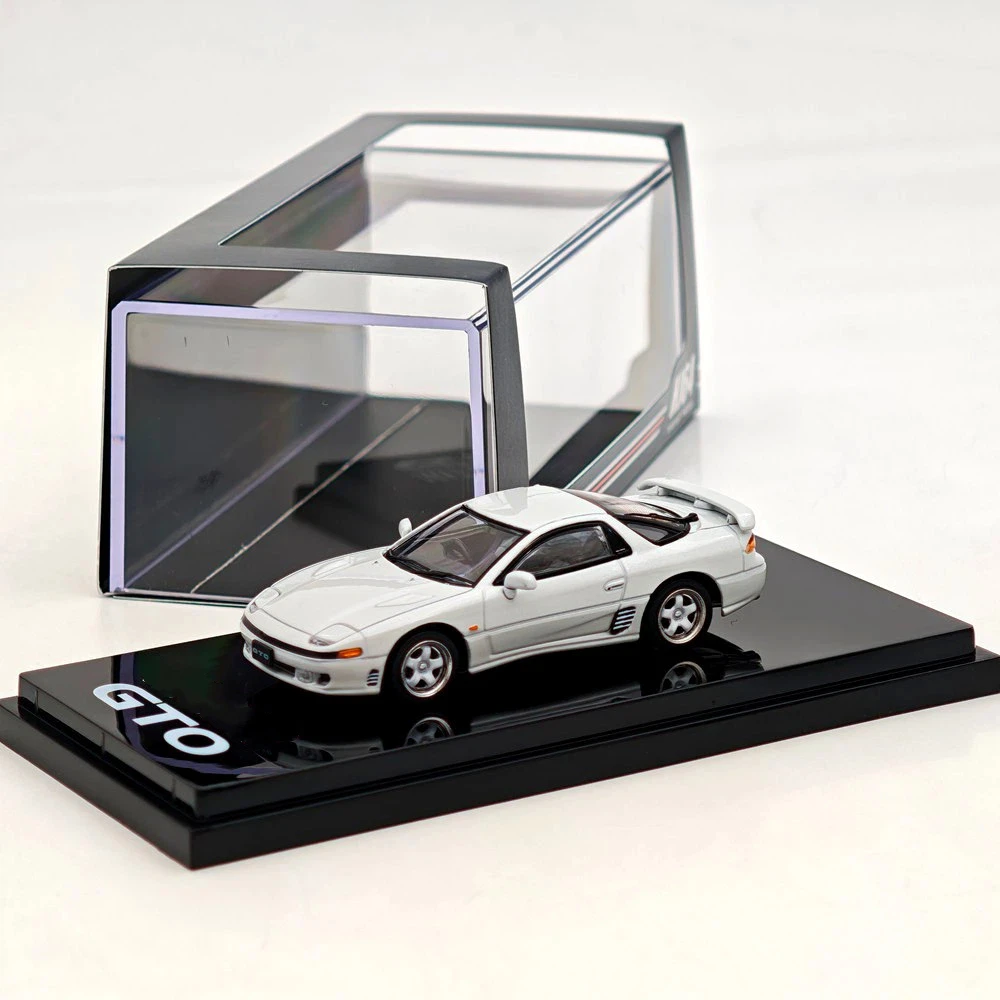 3000GT GTO Twin Turbo 1:64 HJ644065 Diecast Car, Authentic 90s JDM Sport Coupe, Exquisite Interior Detail Limited Scale Replica