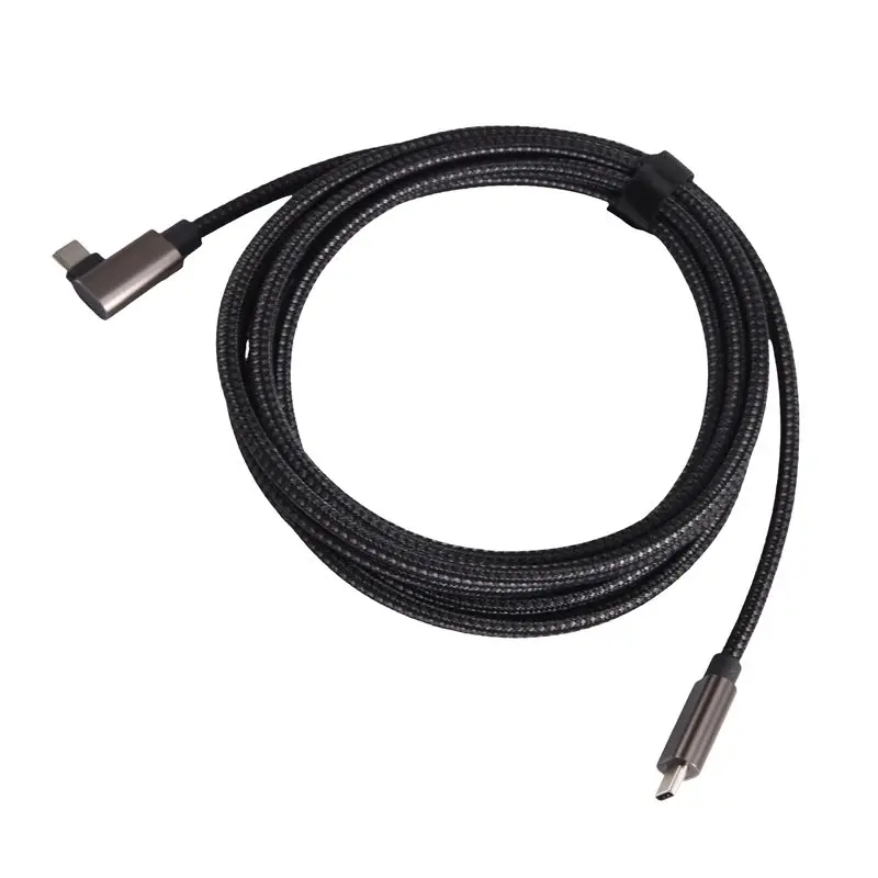 B27B Type C VR Cable 90 Degree USB3.0 Fast Charging Type C To Type C Link Cable For Oculus Quest 1/2