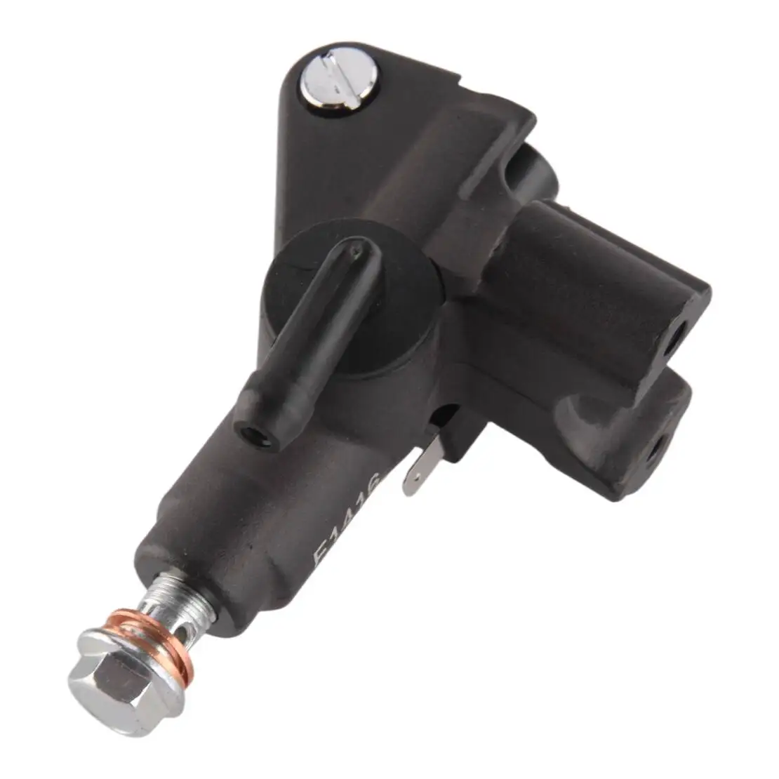 

Главный тормозной цилиндр передний правый, алюминиевый, черный, подходит для Kawasaki ZX6R 6RR ZX636 600 ZX9R ZX10R