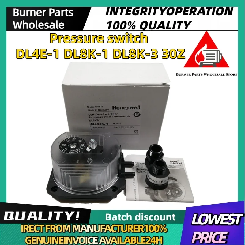 

【USA】Air Pressure Switch DL4E-1 DL8K-1 DL8K-3 30Z Wind Pressure Burner Replacement Spare Parts