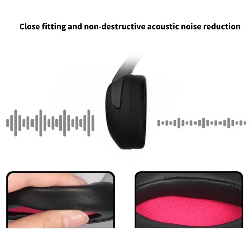 

Soft and Replaceable Ear Pads for ROG Strix Go 2.4 Headphone Earmuff for Enhances Comfort and Block Ambients Noise D2RC