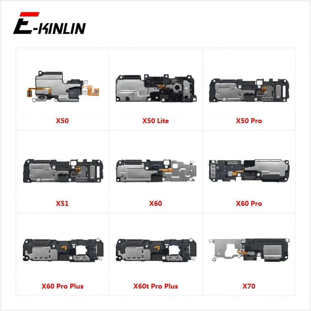 Loud Speaker Sound Buzzer For Vivo X50 Lite X51 X60 X60t X70 Pro Plus Loudspeaker Flex Cable Ringer Parts