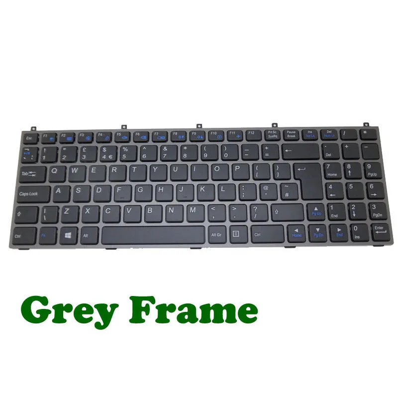 No Backlit UK BR GR IT SW Keyboard For Entroware 15