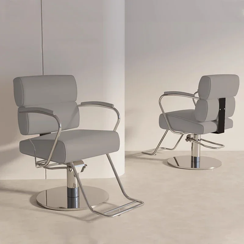 

Simple Swivel Esthetician Barber Simple Chairs Barbershop Equipment Salon Ergonomic Armchairs for Barbershop Salon Furniture