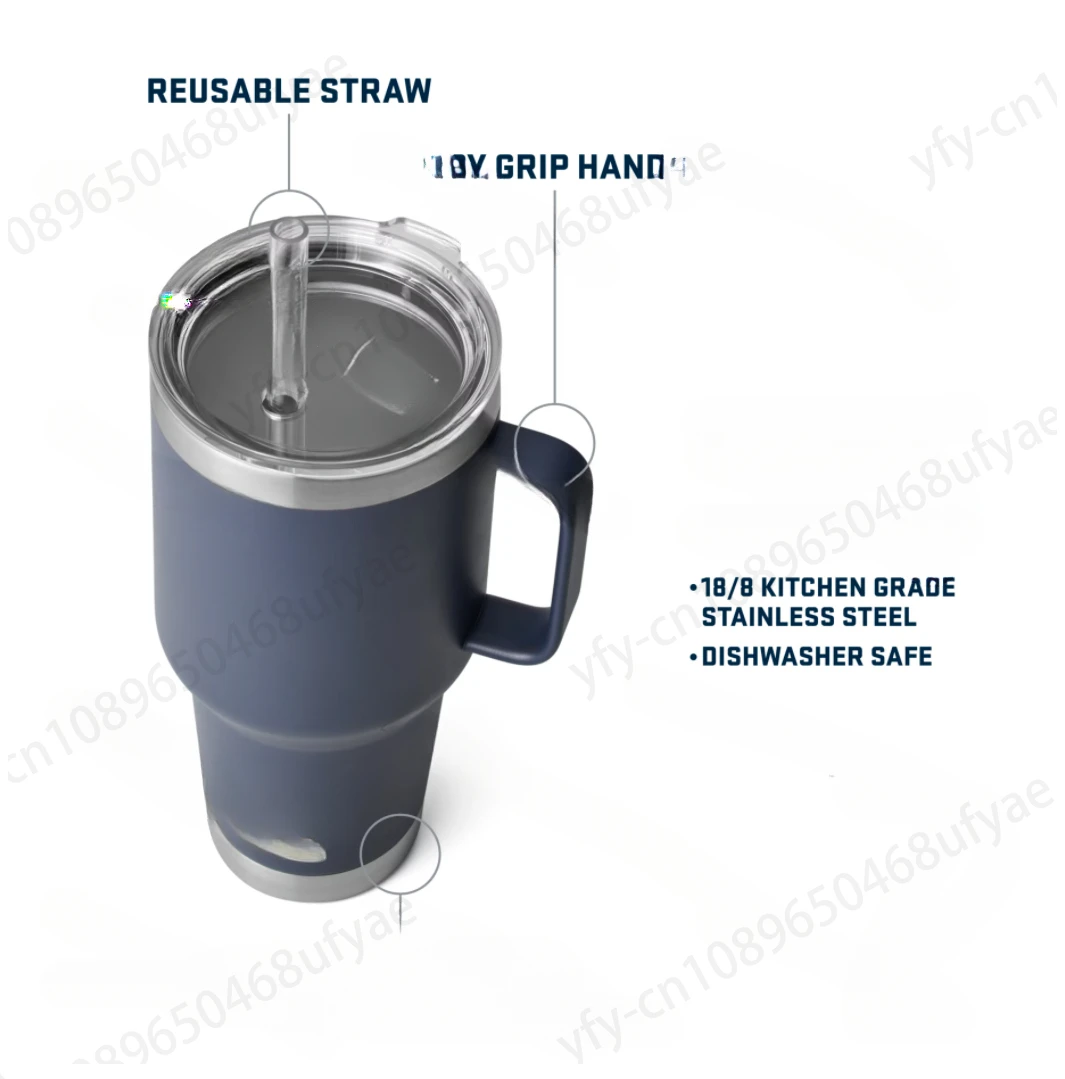 Straw cup Outdoor stainless steel thermal insulation and cold insulation Car cup Coffee cup Mug