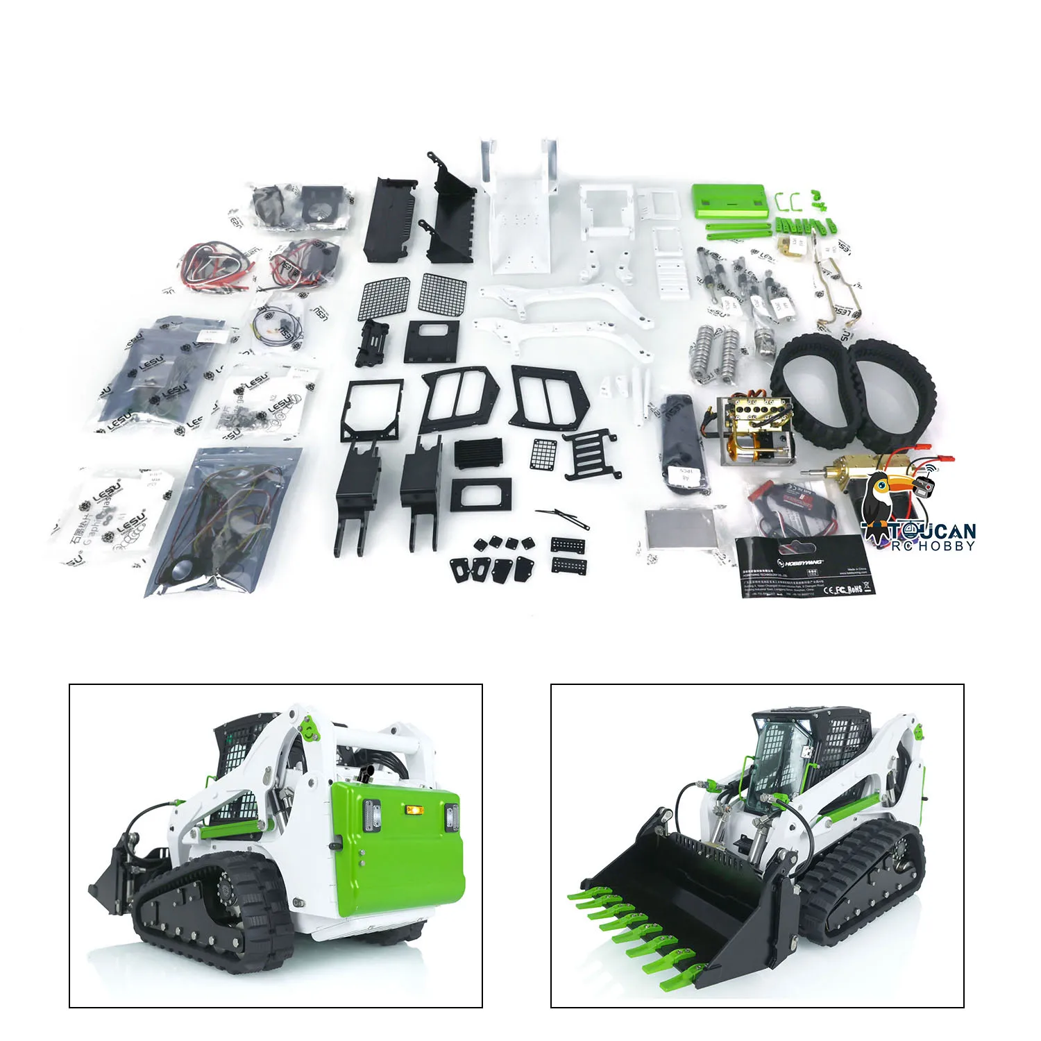 

Гидравлический радиоуправляемый погрузчик LESU 1/14, Aoue Lt5, мини-погрузные автомобили, окрашенный комплект, уличные игрушки THZH1352