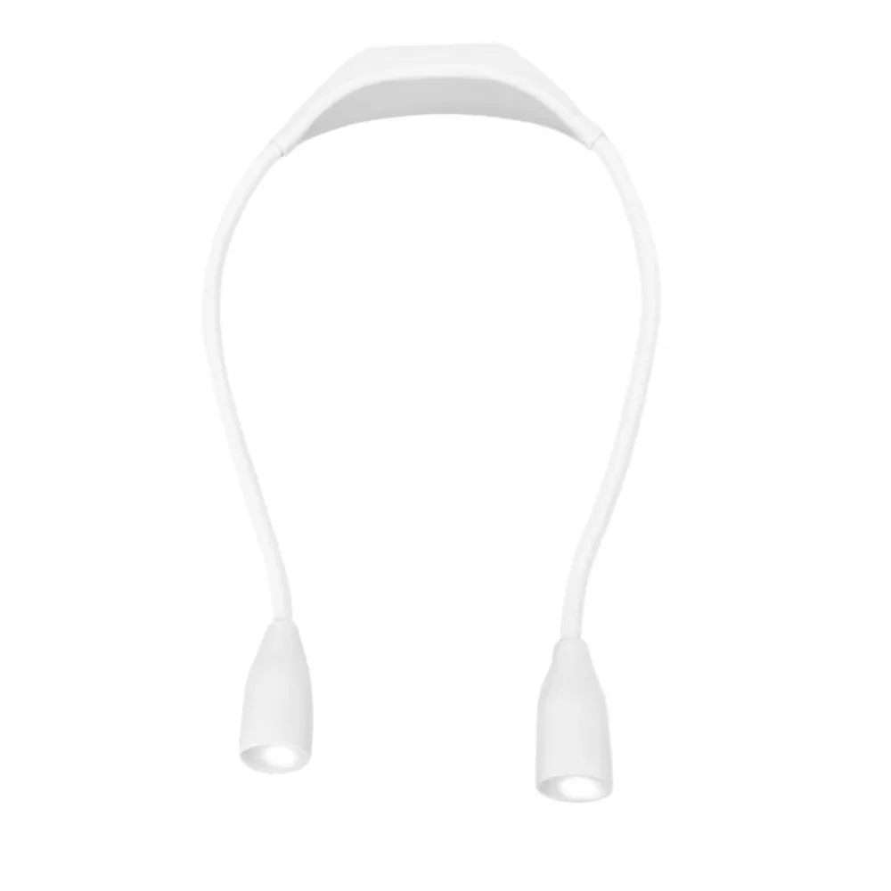 

Перезаряжаемый светодиодный фонарь для чтения на шею с регулируемой яркостью, для ремонта автомобилей, 3 цвета, гибкий, для ночной езды