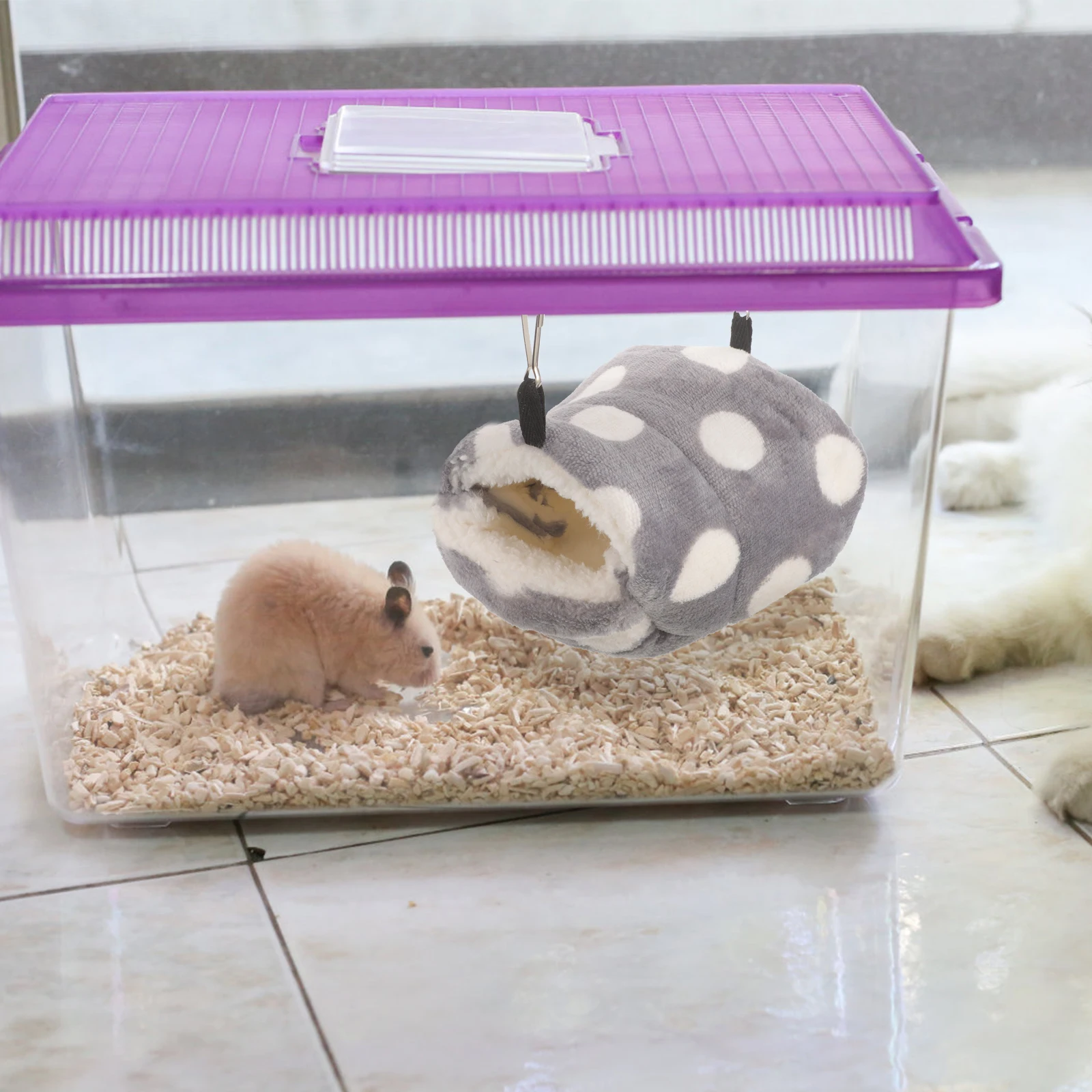 

Hamster Bed Hedgehog Warm Cotton Nest Guinea Pig Cage Accessories Sleeping Kennel