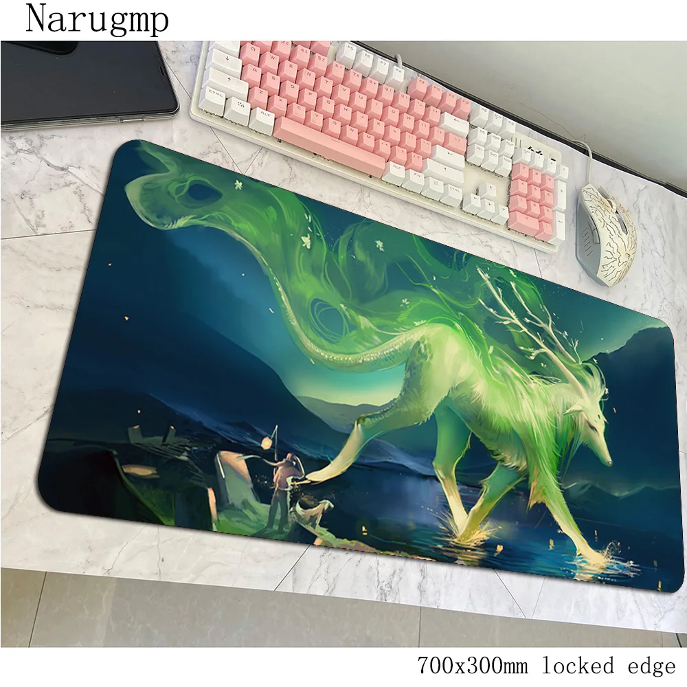 Mythical Creatures mousepad cute gaming mouse pad 700x300x3mm computer gamer accessories large mat xl laptop desk protector pads