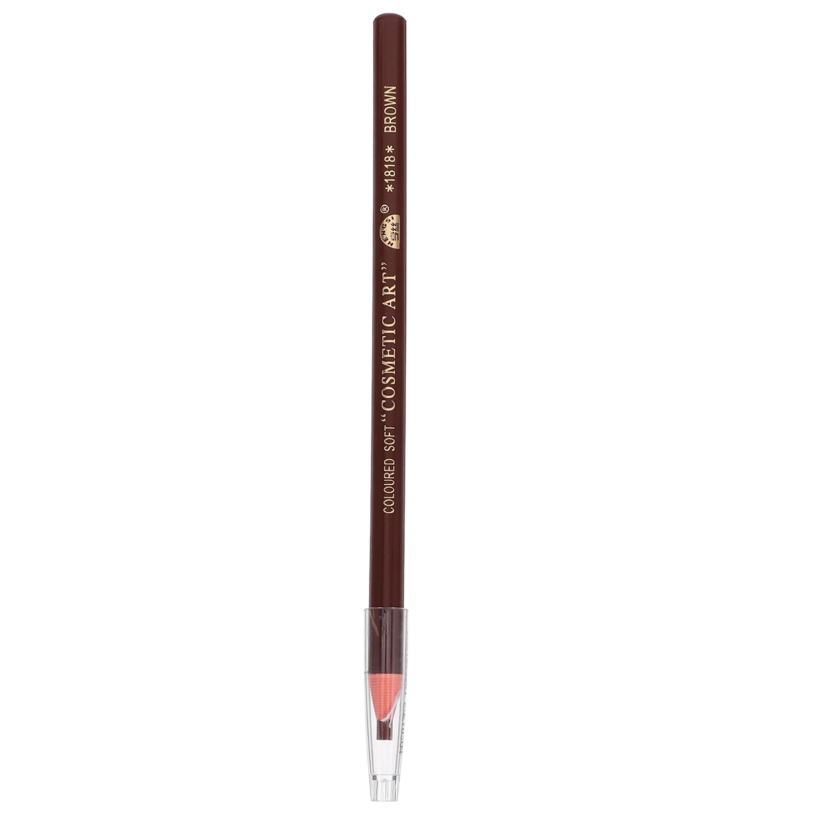 

1pc Waterproof Eyebrow Pencil Deep Brown Sweat Proof Tearable Core Long Lasting Portable Makeup Tool for Women Brow Pencils
