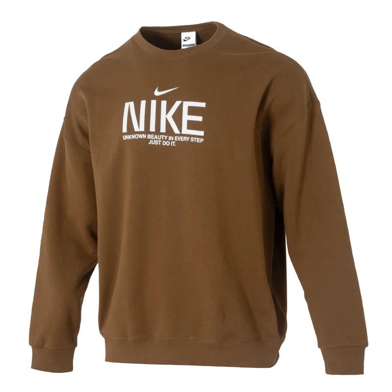

Nike Men's Round Neck Sweatshirt Trendy Sports Casual Pullover Im9355-235