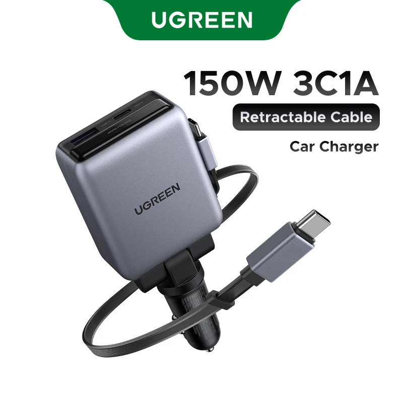 caricabatterie-da-auto-ugreen-da-150-w-con-doppio-cavo-retrattile-integrato-4-porte-ricarica-rapida-per-iphone-18-17-e-telefoni-cellulari-samsung