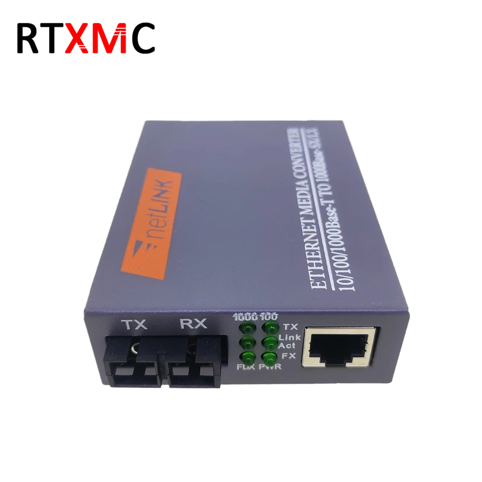 HTB-GS Duplex 20KM Gigabit Fiber Optical Media Converter 1000Mbps Dual Fiber Single Mode Transceiver （Multimode dual fiber）