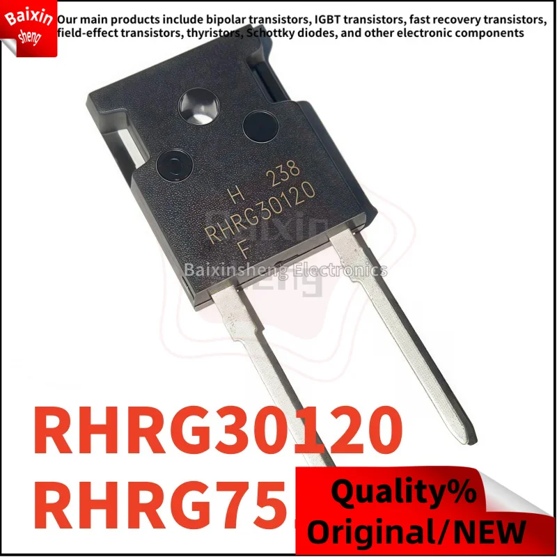 

10PCS Brand new quality RHRG75120 TO-247-2PIN G75120 75120 RHRG30120 G30120 30120 fast recovery diode