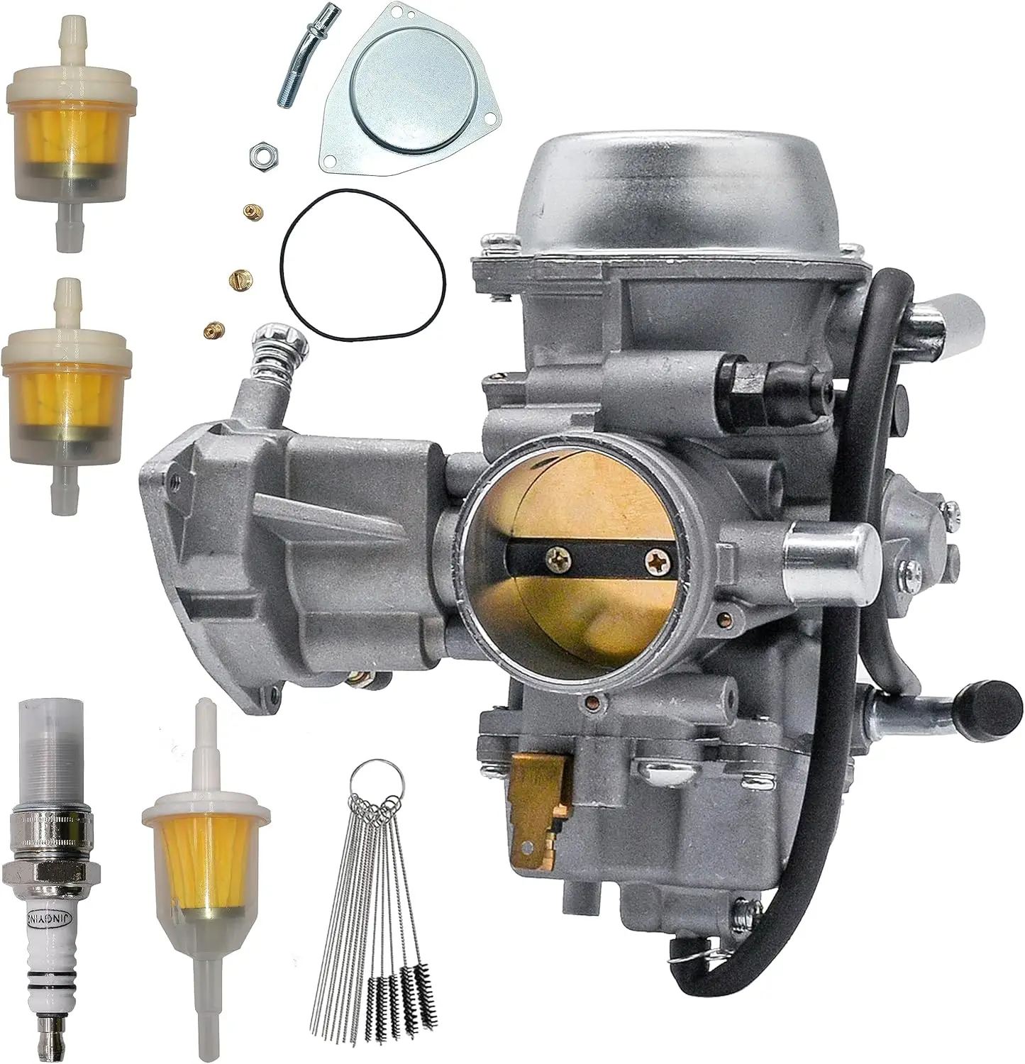 

Карбюратор 5KM-14901-00-00 подходит для Yamaha YXR660FA YXR660 Hunter UTV ATV 2004 2005 2006 2007 с свечой зажигания