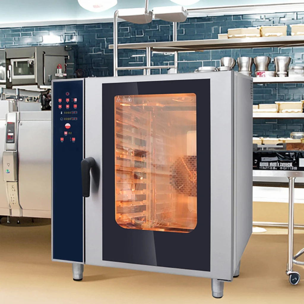 Electric 10-Layer Stainless Steel Steam Oven | Curved Inner Cavity | Easy Clean | High Capacity Kitchen Equipment for