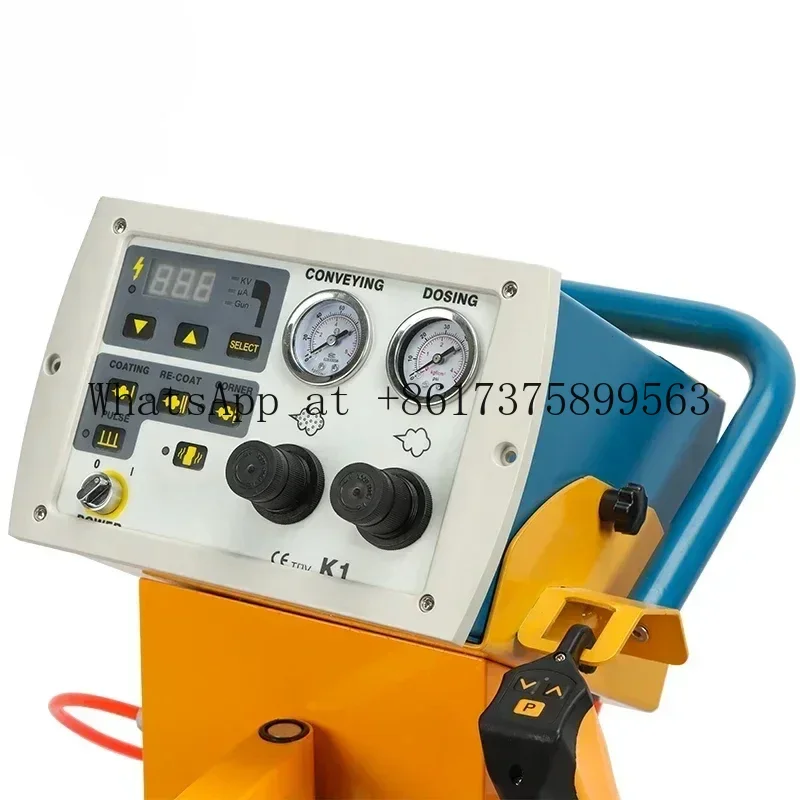 Hot Sale Vibration Suction Manual Powder Coating Equipment Portable Electrostatic Powder Spray for Metal Surface Coating Lab