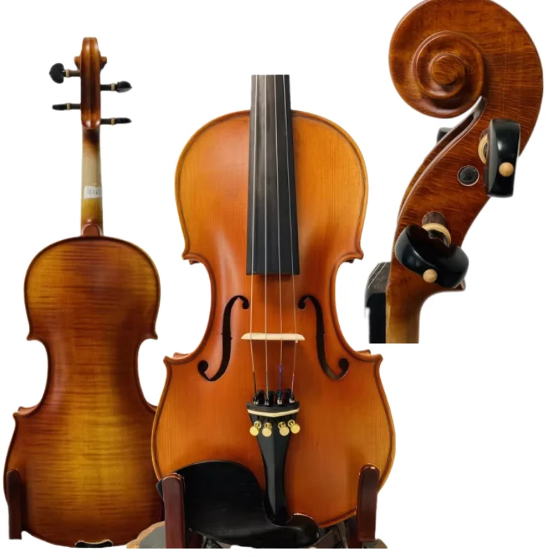

Stradivari Style SONG Master Violin 4/4 Professional Grade A Indonesian Ebony Accessories Beautiful Flamed Maple Wood