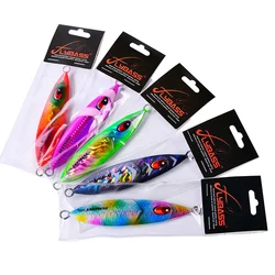 Metal Jig Fishing Lure Off Shore Slow Pitch Jig 160G 200G Super Hard Vertical Jigging Spoon Fishing Tackle sea fishing