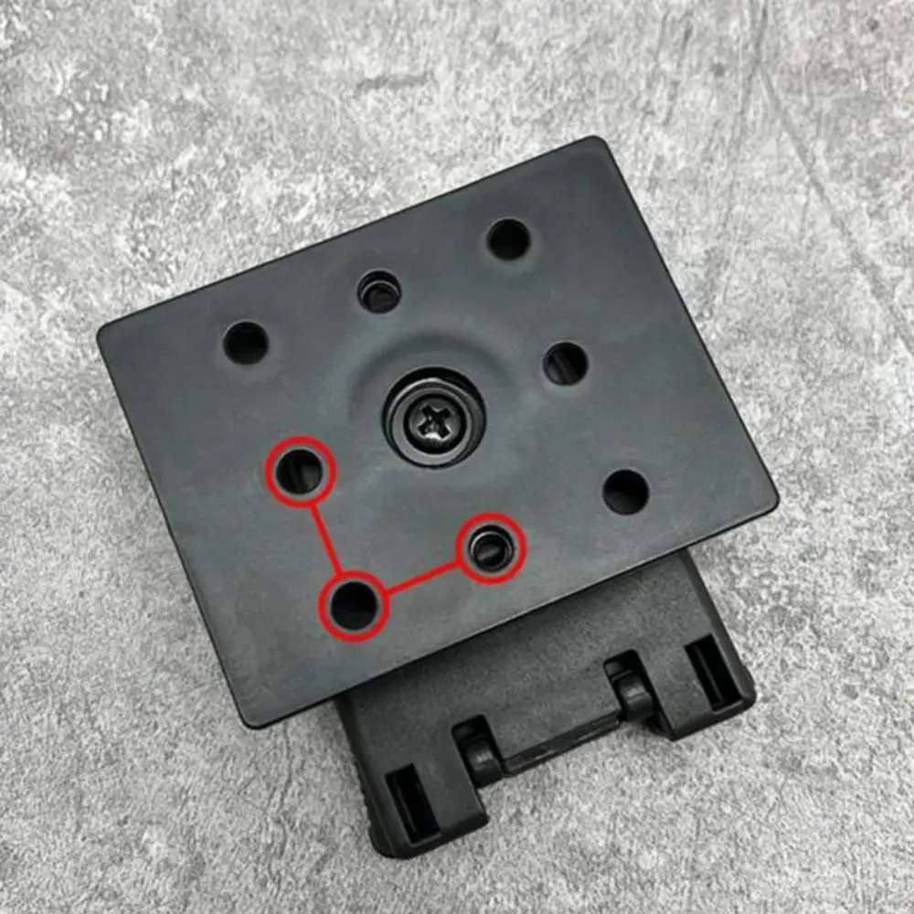 Clip da cintura grande Molle Rotazione di 360 gradi Fibbia a clip rapida in plastica a 8 marce Leggera con guaina per vite di montaggio Clip rapide