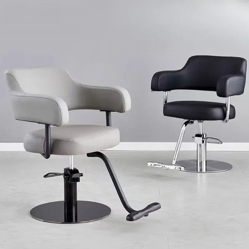 Stable New Hair Salon Chair Rotatable Lifting Small Barber Chair Hair Salon Beauty Chair