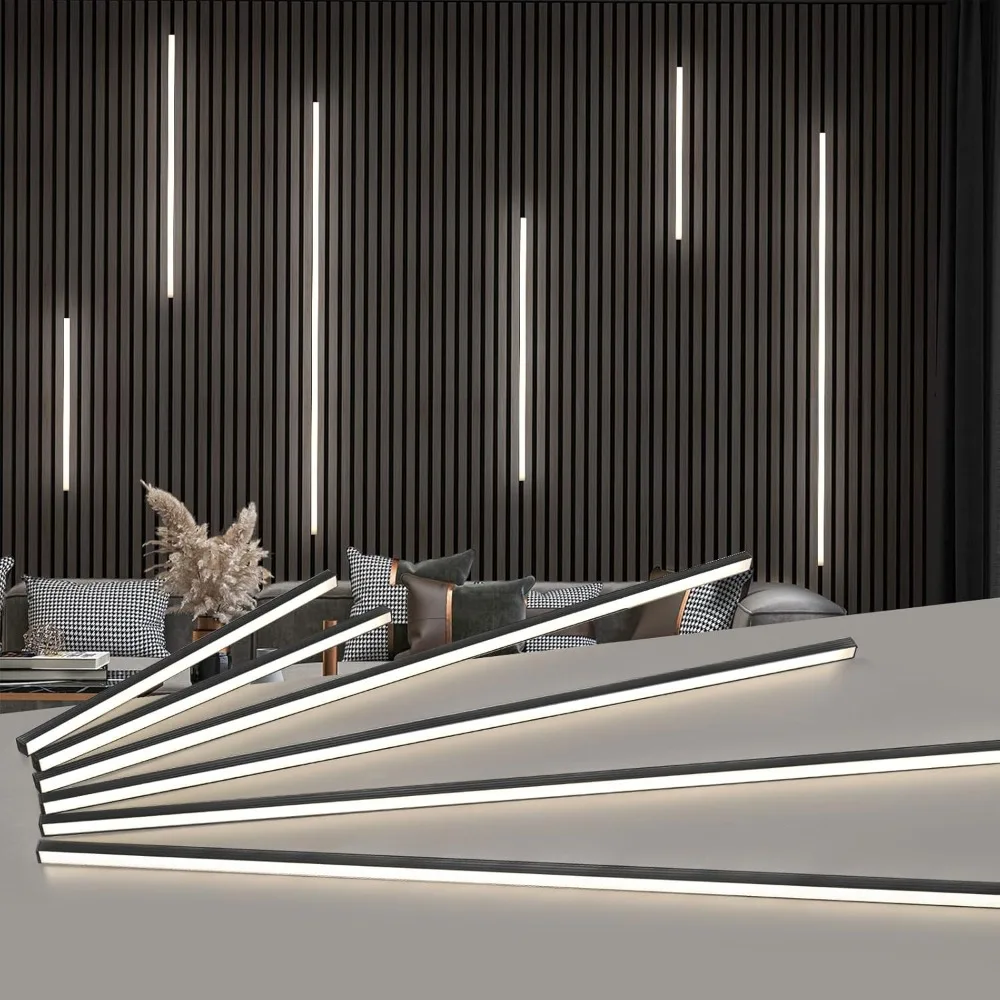 

LED Recessed Lighting Kit - 6pcs Self-Adhesive White LED Light with Smart Switch, 3000k Touching Switch Light for Wood Sla