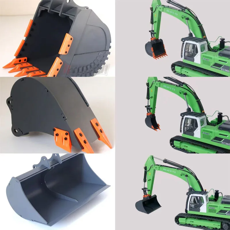 

JDMODEL Metal Bucket Ripper Upgrade Parts for V2 1/14 Hydraulic RC Excavator 360L Assembled DIY Model Toys TH19672-SMT9