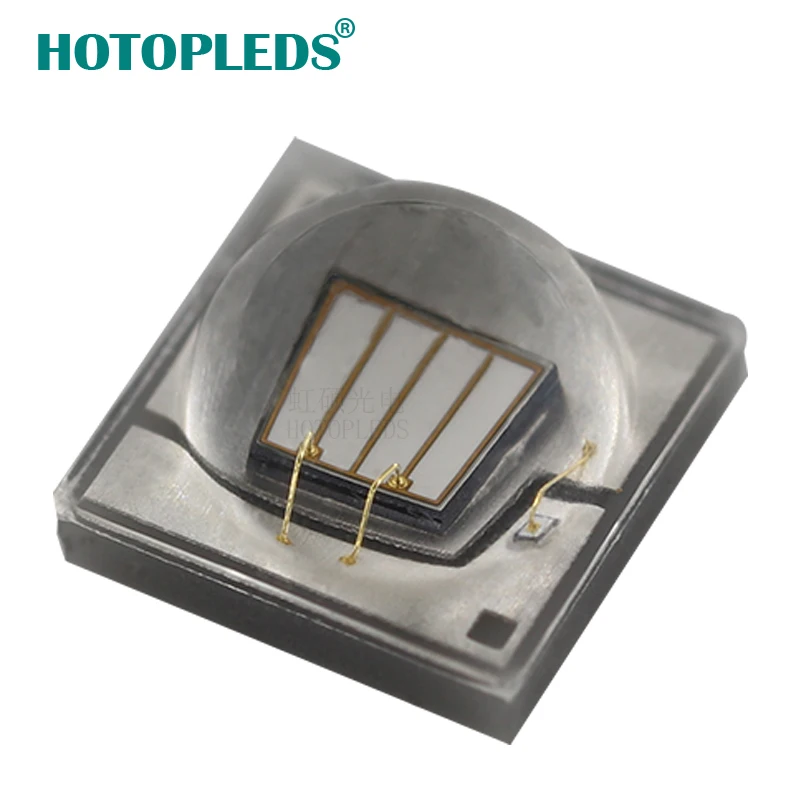 عالية الطاقة 3 واط مصلحة الارصاد الجوية الضوء الأزرق LED حبيبات مصباح مستديرة متفاوتة الأحجام 450nm-475nm السيراميك الأسماك رقاقة الأمثل لتطبيقات الإضاءة