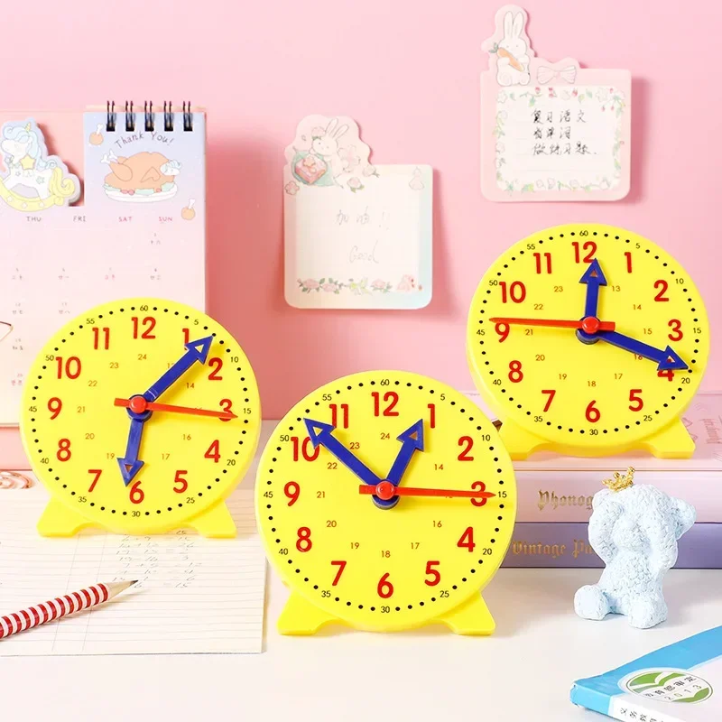 Children Montessori Clock Educational Toys Hour Minute Second Cognition Colorful Clocks Toys Kids Early Preschool Teaching Aids