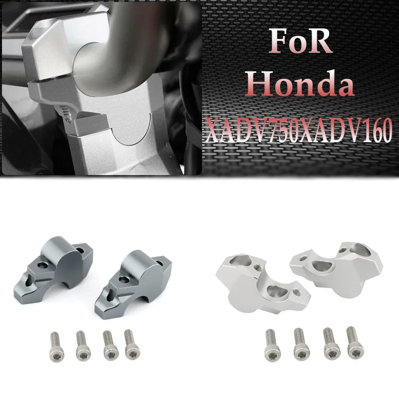 

Handlebar Riser Heightening Clamp Mount For Honda XADV750 XADV X ADV 750 ADV 160 150 350 ADV160 ADV150 ADV350 2017-2023