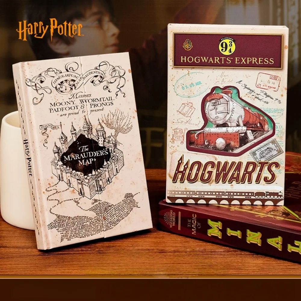 هاري بوتر غلاف فني دفتر مخطط ورقة مذكرات جدول الأعمال السنوي الشهري دفاتر طالب المدرسة التخطيط القرطاسية الهدايا