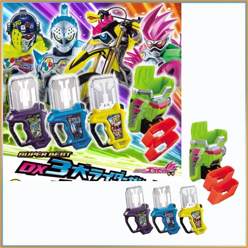 

In Stock Genuine Bandai DX Kamen Rider Ex-Aid - Bakusou Bike/Taddle Quest/Bang Bang Shooting Gashat with Finisher Slot Toy Gift