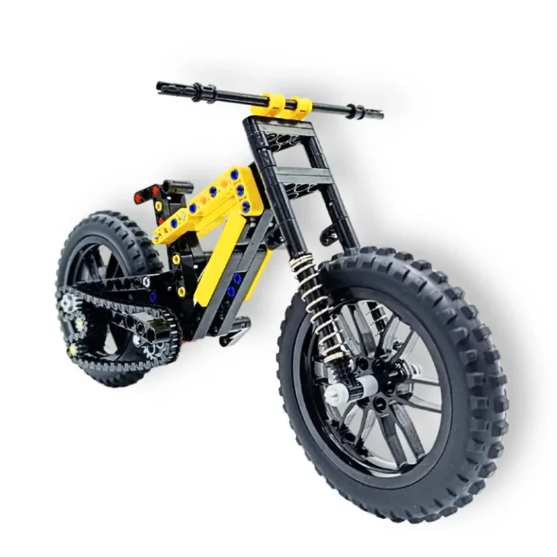 MOC Downhill Mountain Bike Equitazione Off Road Sospensione completa Modello 45881 Building Blocks Mattoni Kit Giocattoli per bambini per i regali dei bambini