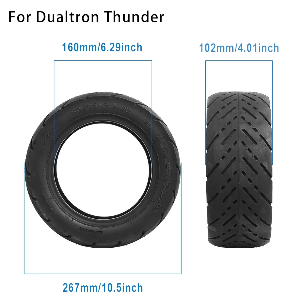 

11-дюймовая внедорожная шина для электрического скутера 90/65-6,5 для Dualtron Thunder Plus Zero 11X, надувная бескамерная шина для электрического скутера