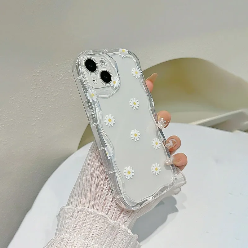 968-A phone case creative small sunflower pattern for Apple iPhone 16/11/12/13/14/15/15Pro/15 Plus/15 Promax