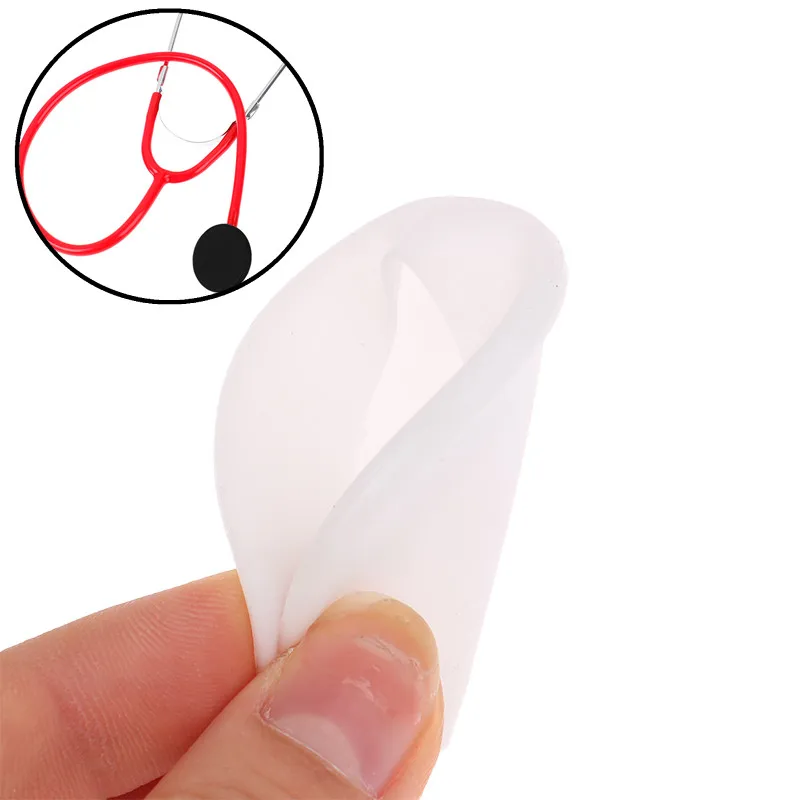 

4Pcs/set Stethoscope Cover Head Diaphragm Protector Replacement Parts Accessories Sleeve Silicone Covers Healthy Care Tools