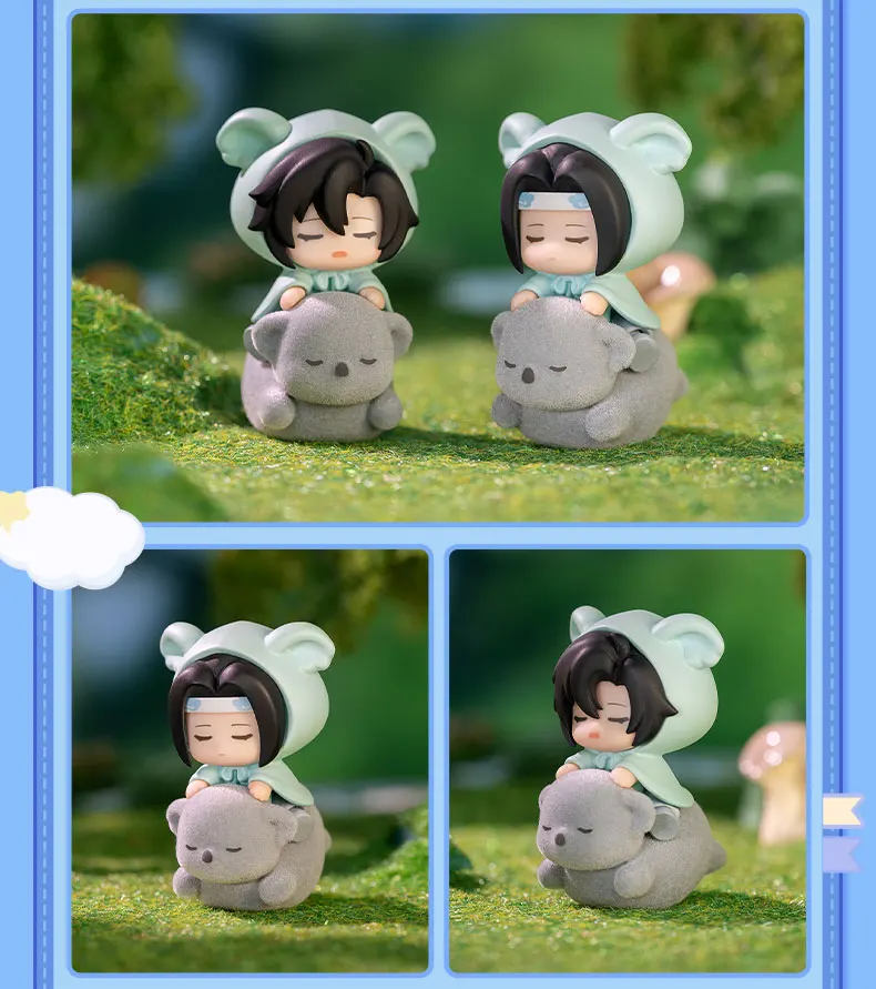 Lu Ming World Mo Dao Zu Shi Süße Tier-Reitfiguren-Serie Blindbox Wei Wuxian Lan Wangji Mini-Figuren-Sammlung Desktop-Ornament – Detail 7