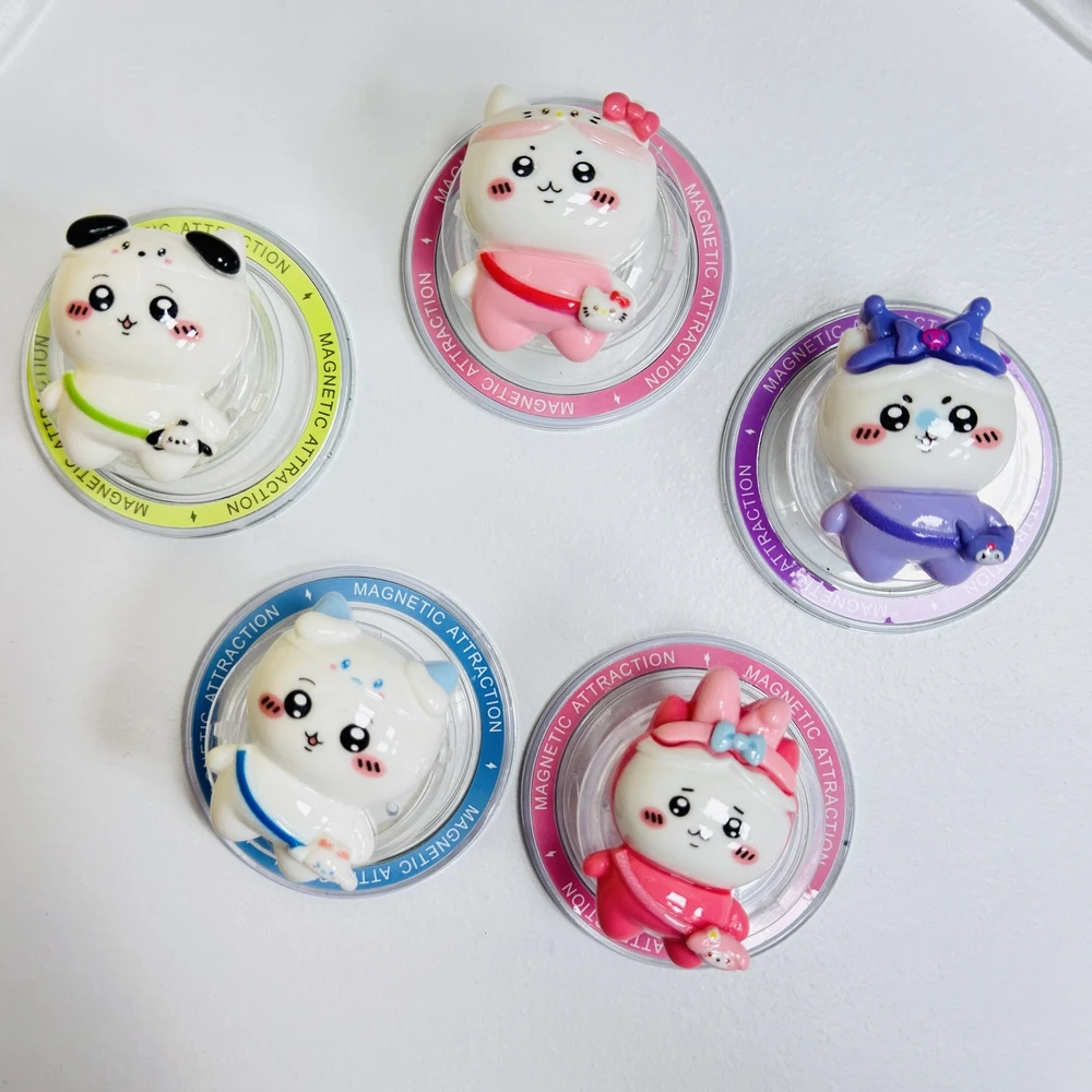 

Для Magsafe магнитная ручка для телефона Tok подставка милый японский аниме Chiikawa usagi Hachiware для iPhone складной держатель для беспроводной зарядки