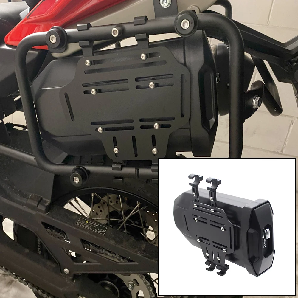 Für Ducati Multistrada MTS V4 V4S V2 V2S Motorrad-Seitenwerkzeugkasten, wasserdichter, dekorativer Werkzeugkasten, Erste-Hilfe-/Pannenhilfe-Set