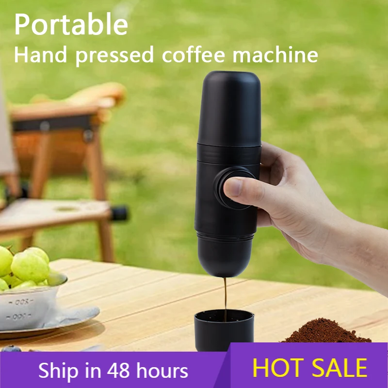 

POWER LEAPItalian Style Small Portable Coffee Machine Home Use Hand-operated Manual Espresso Outdoor Camping China Origin