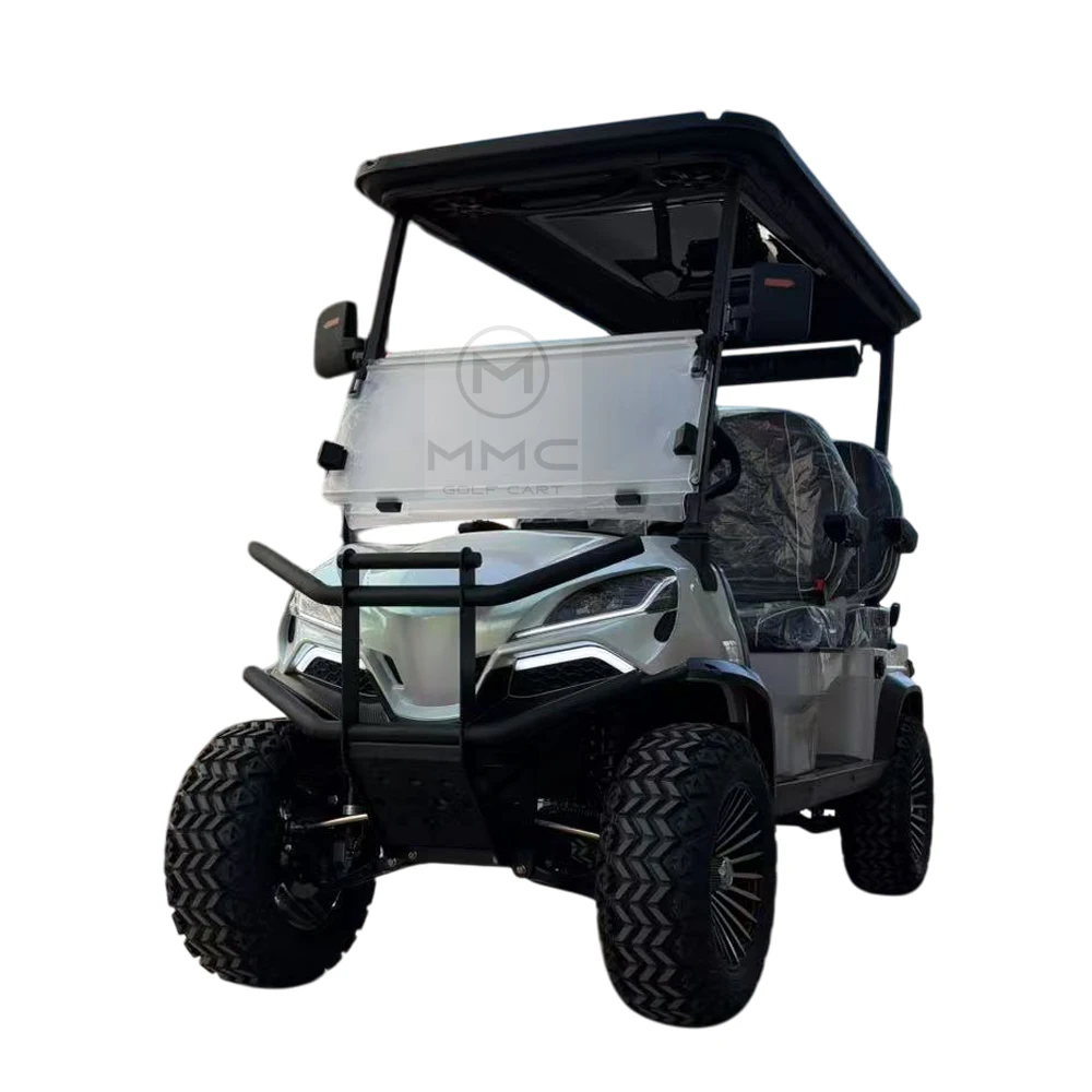 

Новые популярные уличные легальные тележки для гольфа, клубные автомобильные солнечные панели, поднятый багги для гольфа, литиевая батарея, 4-местная электрическая тележка для гольфа