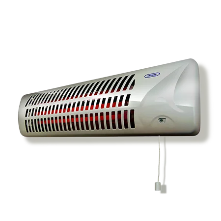 Premium Wall Mount 230V Waterproof Bathroom Heater 3 Level Heat Settings